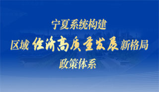 宁夏系统构建区域经济高质量发展新格局政策体系